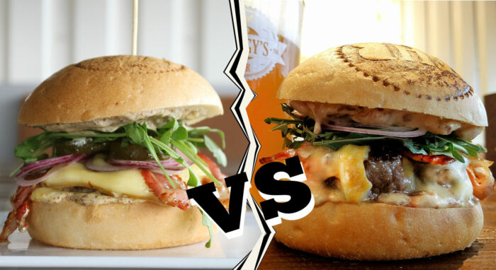 Raclette Burger VS Tartiflette Burger